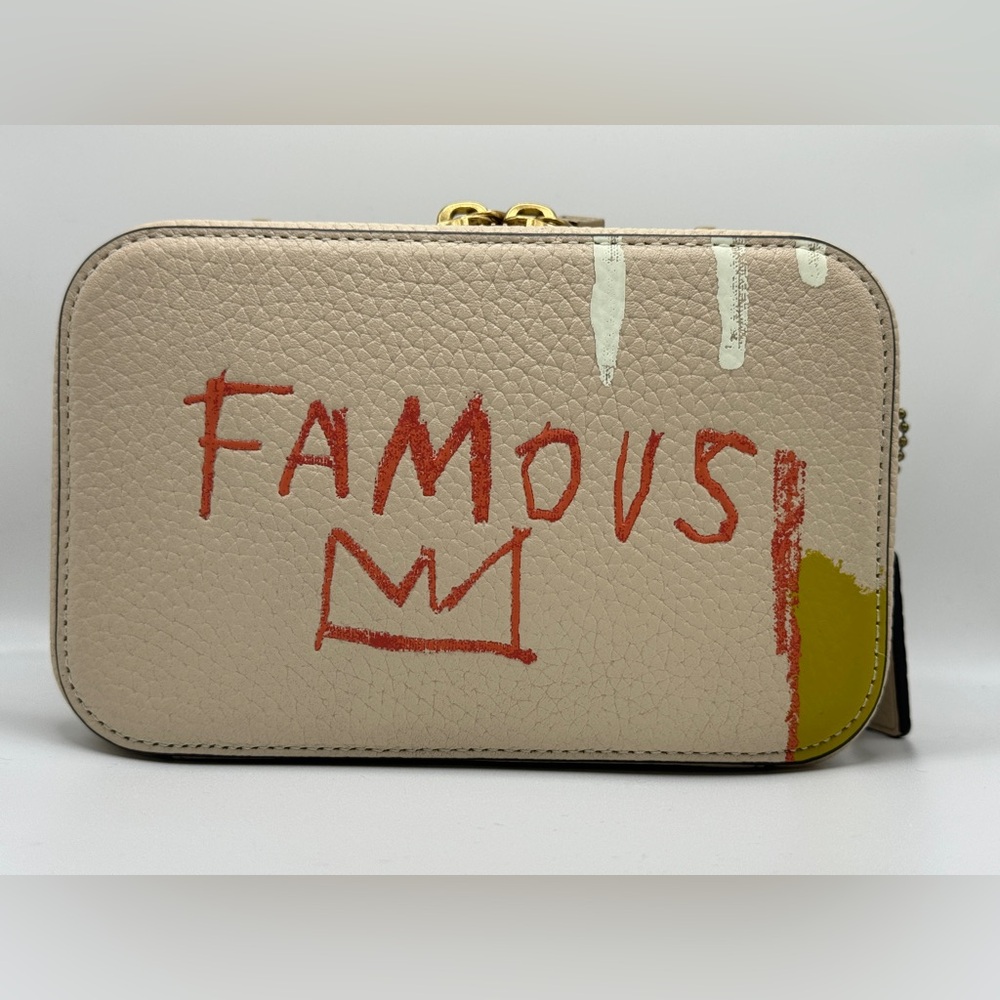 COACH X JEAN MICHEL BASQUIAT ALIE BELT CLUTCH CROSSBODY BAG